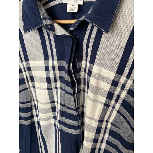 Liz Claiborne Women’s long sleeve Blouse size 0X - Picture 4 of 6